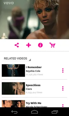 Vevo android App screenshot 4